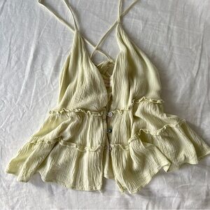 Urban Outfitters Bohemian Ruffled Top